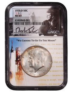 1970-D 50c Kennedy NGC MS67