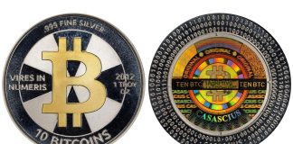 Physical Bitcoin Sales Tops $4 Million at Stack’s Bowers 2012 Casascius 10 Bitcoin