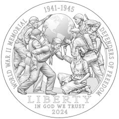 2024 Greatest Generation Silver Dollar – Obverse Design