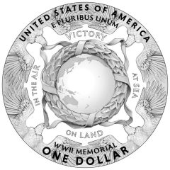 2024 Greatest Generation Silver Dollar – Reverse Design