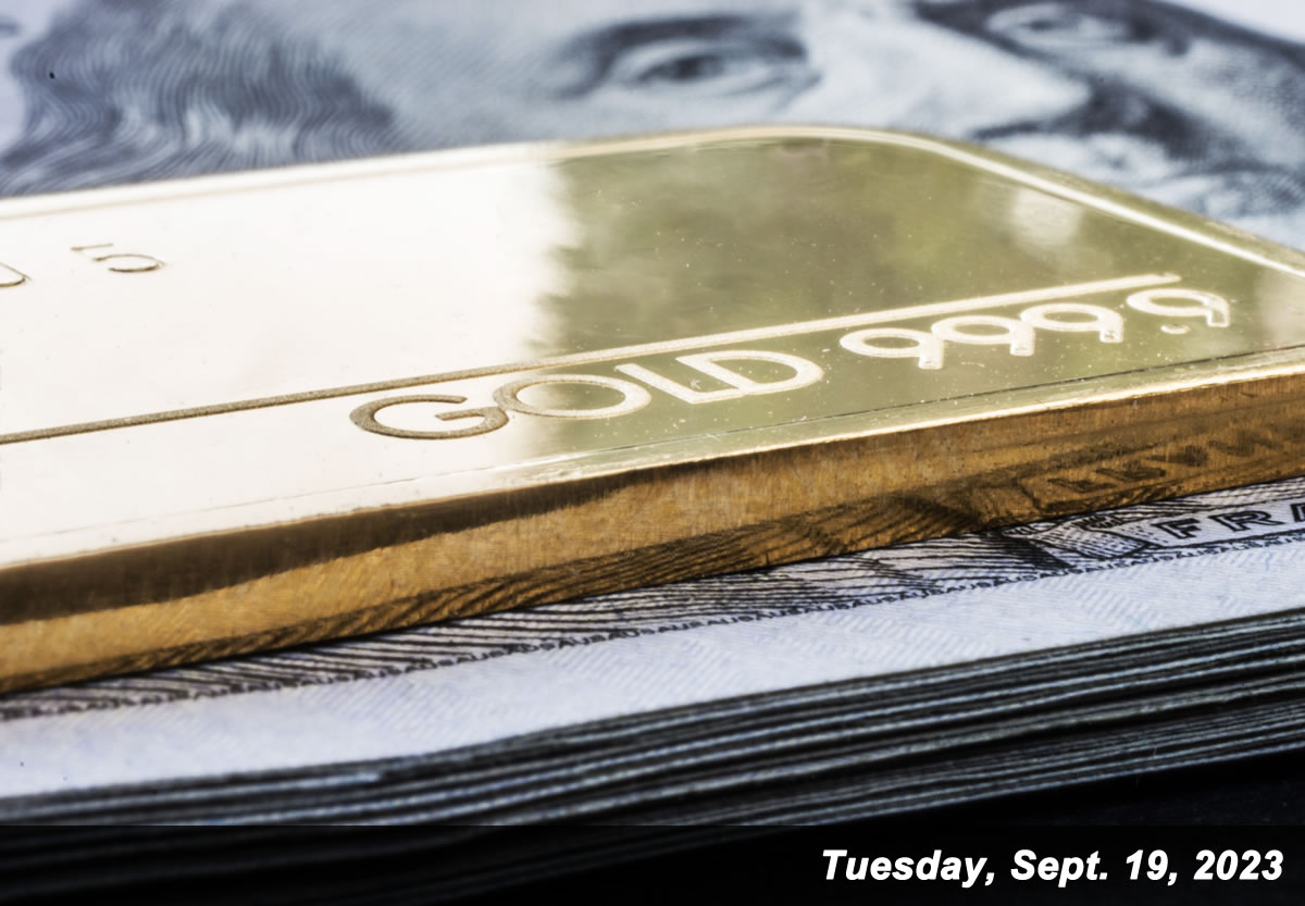 gold bar on benjamins - Sept 19, 2023