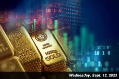 Gold slipped about 0.1% on Wednesday