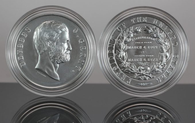 This CoinNews photo shows Ulysses S. Grant Presidential Silver Medals