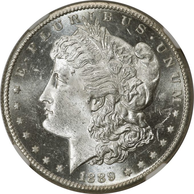 1889-CC Morgan Dollar, MS64