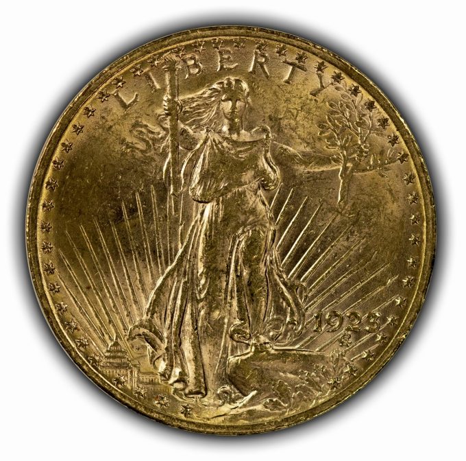 1923 gold Double Eagle