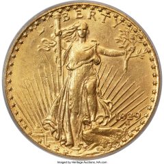 1929 Double Eagle, AU55