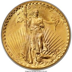 1932 $20 MS65 PCGS