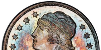 LRCA Regency Auction 61 Results Lot 101: 25C 1837 PCGS MS67 PL CAC