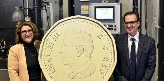 King Charles Portrait on New Canadian Coins Official Unveil Photo KC III