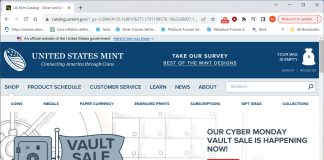 U.S. Mint Vault Sale For Cyber Monday US Mint Vault Sale For 2023 Cyber Monday