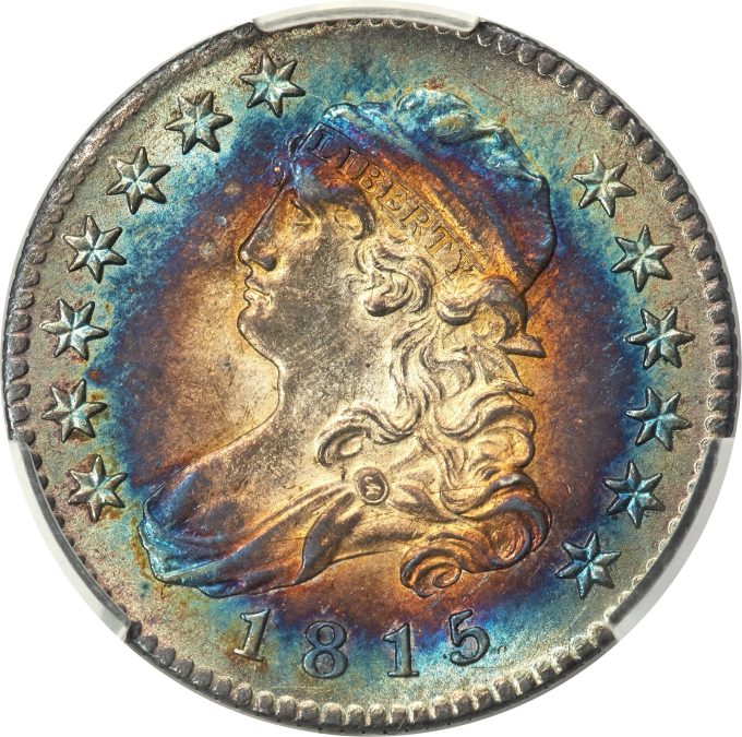 1815 B-1 Quarter Dollar, CACG-Certified MS67
