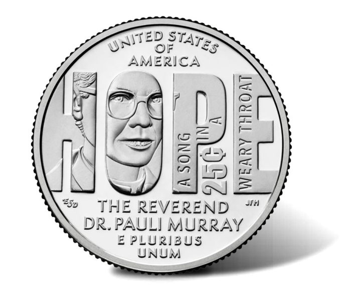 2024 Rev. Dr. Pauli Murray quarter image