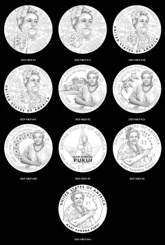 Candidate Designs for 2025 Native American $1 Coin