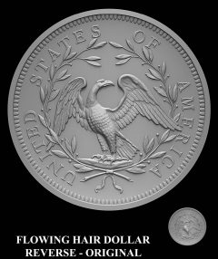 Flowing Hair Dollar Reverse – Original Design