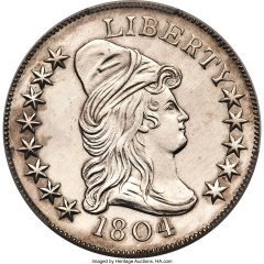 1804 Plain 4 Ten Dollar, PR64