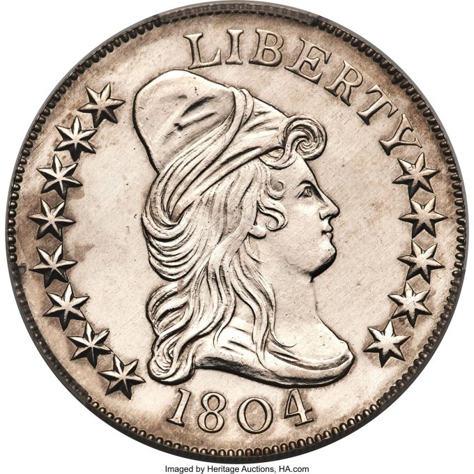 1804 Plain 4 Ten Dollar, PR64