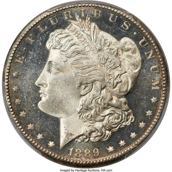 1889-CC Dollar, MS64 Deep Mirror Prooflike