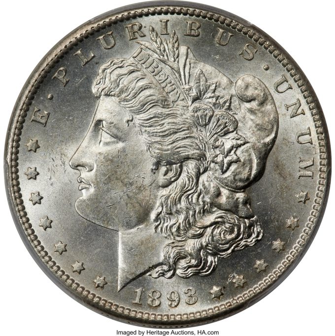 1893-S Morgan Dollar, MS63