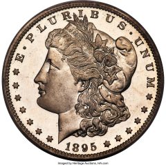 1895 Morgan Dollar, PR64 Deep Cameo