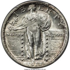 1918/7-S Standing Liberty Quarter