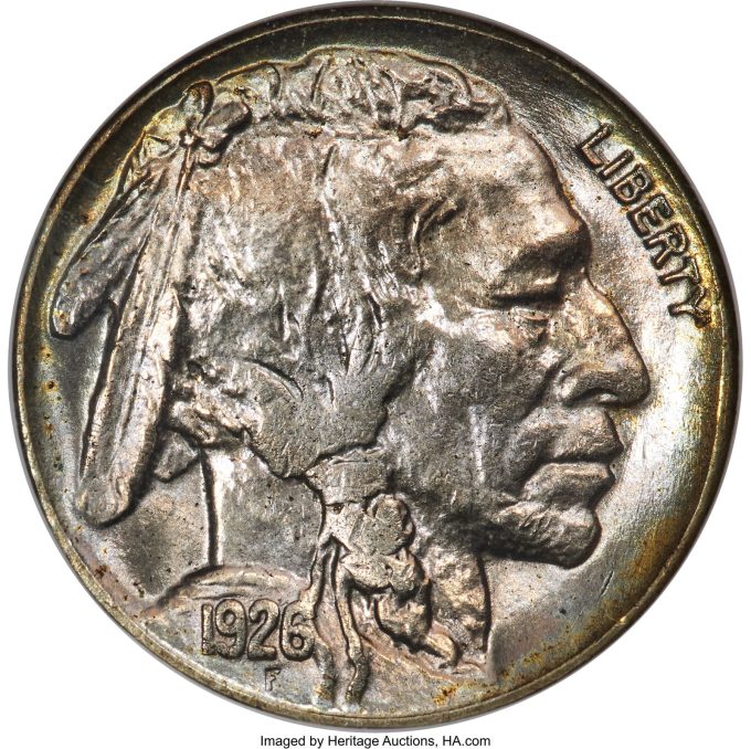 1926-S Buffalo Nickel, MS65