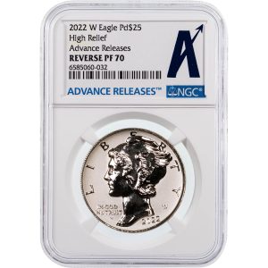 2022-W Reverse Proof Palladium Eagle NGC PF70