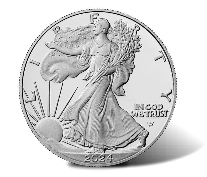 2024-W Proof American Silver Eagle (Obverse)