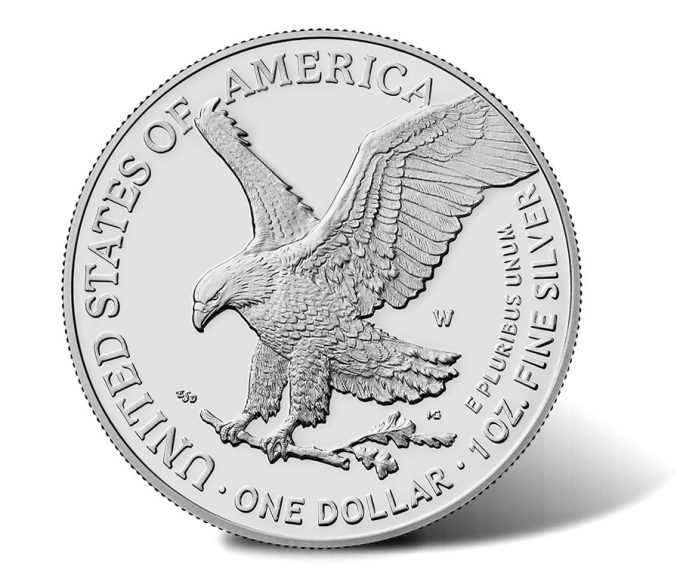 2024-W Proof American Silver Eagle (Reverse)