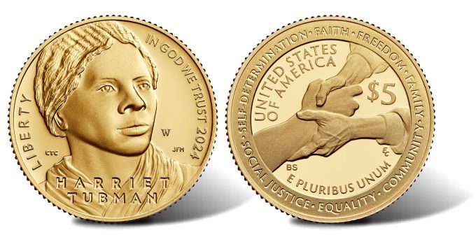 2024-W Proof Harriet Tubman $5 Gold Coin