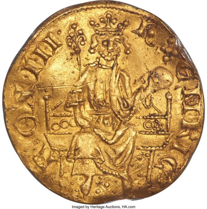 Henry III Gold Penny of 20 Pence