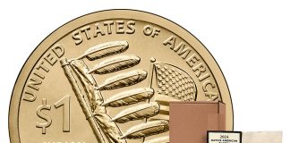 2024 Native American $1 Coins Released in Rolls, Bags and Boxes U.S. Mint product image for the 2024 Native American dollar
