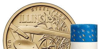 2024 American Innovation Dollar for Illinois Released Roll of 2024-P American Innovation Dollars for Illinois