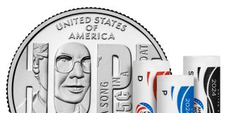 Reverend Dr. Pauli Murray Quarters Available in U.S. Mint Rolls and Bags US Mint image 2024 P D S Reverend Dr. Pauli Murray quarter and rolls