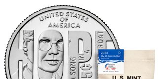 US Mint Sales: Debut of New Quarters and Dollars, Plus 2024-W Proof Silver Eagle Update US Mint image 2024 Reverend Dr. Pauli Murray quarter and bag