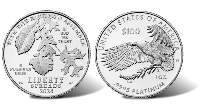 2024-W Proof American Platinum Eagle - Obverse and Reverse