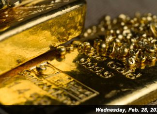 Gold Prices Slip Slightly on Wednesday, Feb. 28 Gold for April delivery dipped by $1.40, or 0.07%, to settle at $2,042.70 an ounce