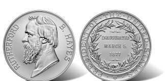 Rutherford B. Hayes Presidential Silver Medal for $75 Rutherford B. Hayes Presidential Silver Medal