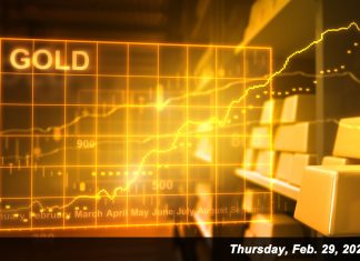 Gold Wraps Up February Near a 1-Month High Gold for April delivery rose by $12, or 0.6%, to settle at $2,054.70 an ounce