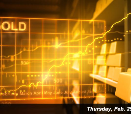 Gold Wraps Up February Near a 1-Month High Gold for April delivery rose by $12, or 0.6%, to settle at $2,054.70 an ounce