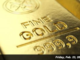 Gold and Palladium Post Weekly Gains Gold registered a 1.3% weekly increase