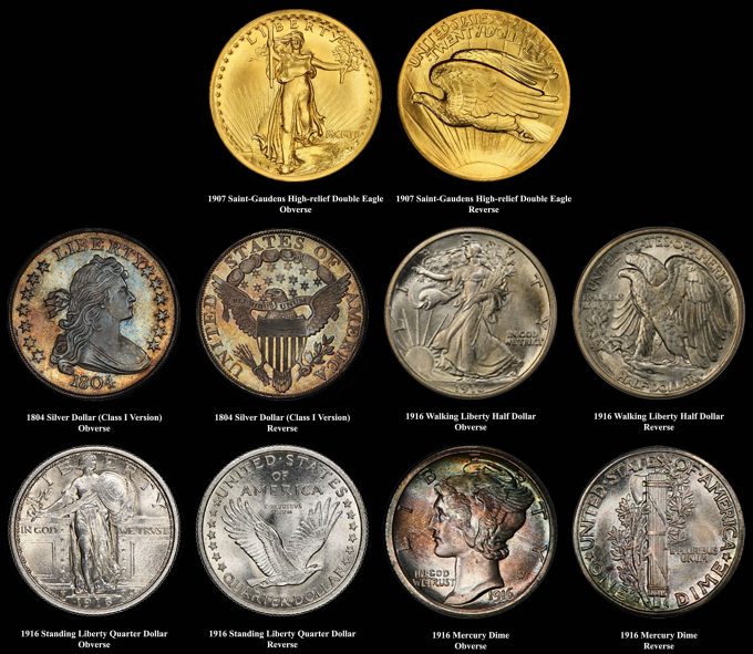 Best of Mint 2026 Semiquincentennial Gold Coin Design Candidates