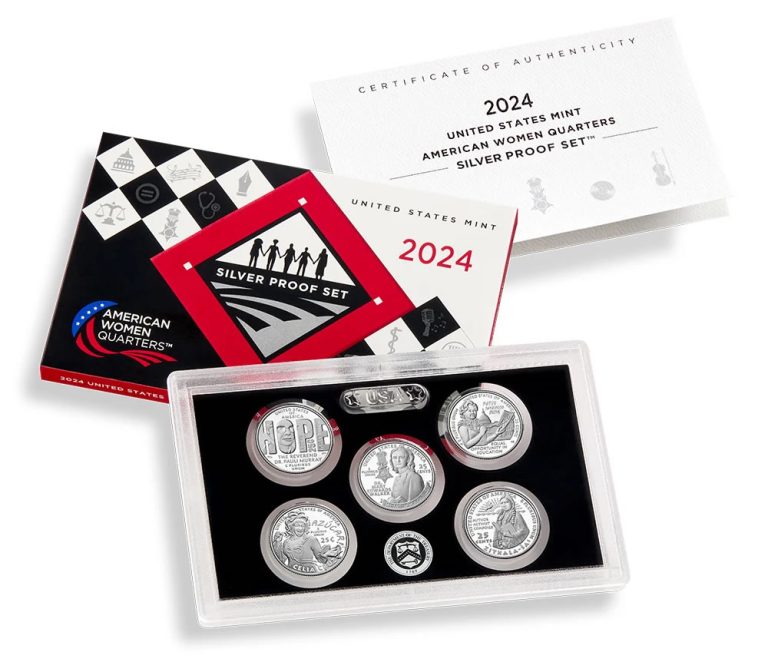 2024 Quarters Celebrating U.S. Women in Silver Proof Set