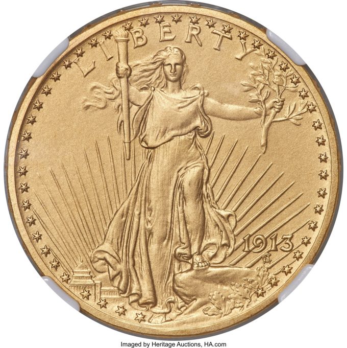 1913 Saint-Gaudens Double Eagle, PR67