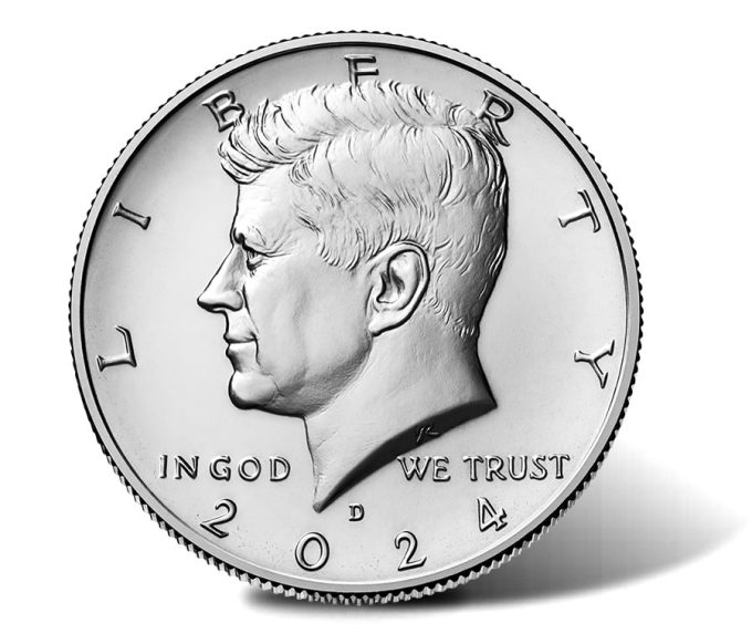 2024 Kennedy Half Dollar (obverse)