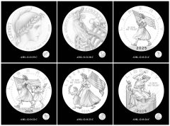 2025 American Liberty Gold Coin Candidate Designs - Obverses 19C-24C