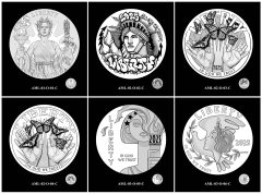 2025 American Liberty Gold Coin Candidate Designs - Obverses 1C-6C