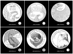 2025 American Liberty Gold Coin Designs - Reverses 7C-13C