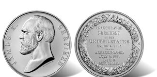 James A. Garfield Presidential Silver Medal for $75 James A. Garfield Presidential Silver Medal