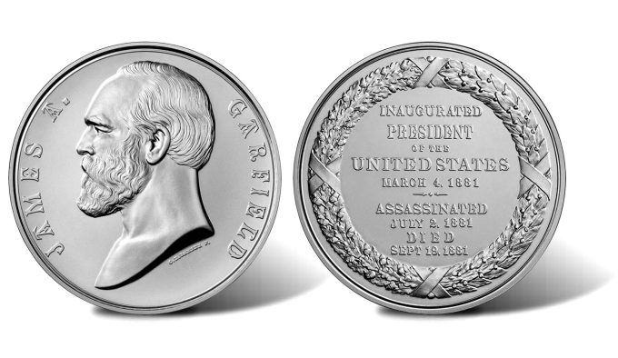James A. Garfield Presidential Silver Medal