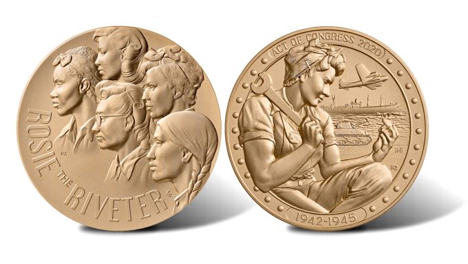 Rosie the Riveter Bronze Medal - 3-Inch